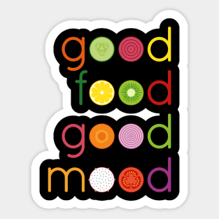 Better Food Better Mood Sticker